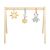 Nattou Felix and Leo wooden baby gym with plush toys