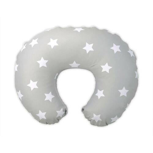 Lorelli Happy Little Star szürke szoptatós párna a szoptatás támogatásához - Szoptatós párna