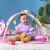 Bright Starts Rainbow Tropics 5-in-1 Baby Activity Gym and Ball Pit with Baby Playing