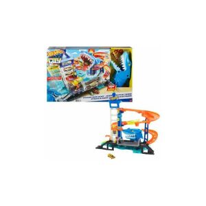 Mattel Hot Wheels Cápaveszély az óceáni őrtoronyban 135640278 - Autópálya & Parkolóház