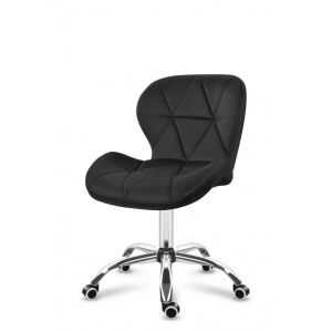 Irodai forgószék, kényelmes szék, bársony fekete