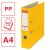 Esselte Economy A4 Yellow Lever Arch File with PP and A4 icons