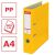 Esselte Economy A4 Yellow Lever Arch File with PP and A4 icons