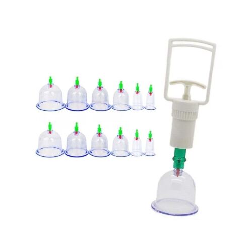 Set HOZRO de 12 ventuze cu pompă de vid pentru masaj și relaxare