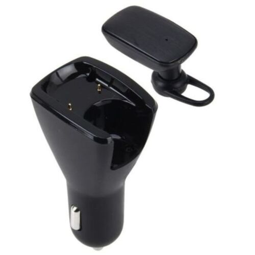 OEM G14 fekete autós töltő Bluetooth headsettel