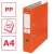 Esselte Economy A4 ring binder, 75mm, orange, 500 sheets capacity