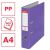 Esselte Economy A4 Purple Ring Binder with PP Cover and Capacity Info