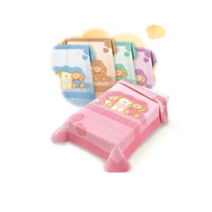 Belpla Baby perla gold pléd (543) 80*110 lila -tasakos 135681192 - Babatakaró