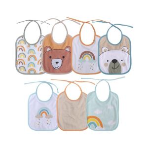 Baby Care 7Darab-os előke, mintás - Unisex 135681498 - Előke, büfikendő