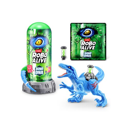 Zuru Robo Alive Dino DNA Velociraptor set za igru sa sluzi i bočicom DNK