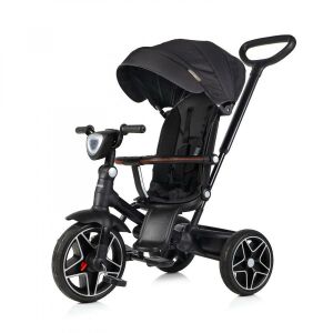 Chipolino Derby Obsidian tricikli kupolával, fekete gyerek tricikli - Chipolino