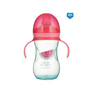 Canpol babies Gyakorló itatópohár szilikon szeleppel, 270 ml, SO COOL - rózsaszín 135682608 - Itatópohár, pohár