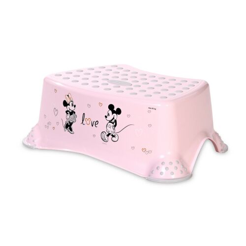 Lorelli Girl Love Világos rózsaszín fellépő Mickey és Minnie egérrel - Gyerek fellépő