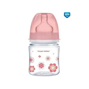 Canpol babies Anti-kólikás cumisüveg, EasyStart, NEWBORN BABY, 120 ml - rózsaszín 135683749 - Canpol babies