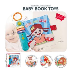 Chipolino Zenélő és világító textilkönyv, Bújocska 135685440 - Chipolino