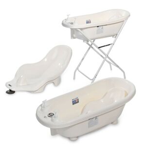 Lorelli kád leeresztő dugóval, babatartóval 88 cm - White