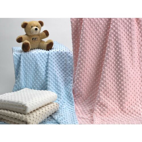 Mora Copitos C80 kék babatakaró macival - Mora