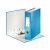 Open Leitz A4 Lever Arch File in blue, 180 degree mechanism