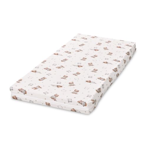 Lorelli Bear and Pillow Beige szivacs matrac 90x42x6 cm, babaágy matrac - Lorelli