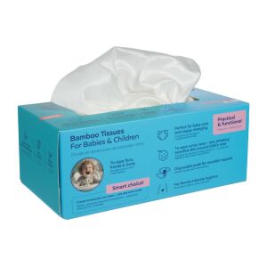 Canpol babies bambusz törlőkendő babáknak és gyermekeknek, 100 darab, gyengéd és nedvszívó törlőkendők arcra, kézre és testre - Pelenkázás