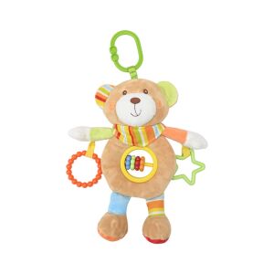 Lorelli Toys plüss csörgőjáték - Maci 135689678 - Csörgő