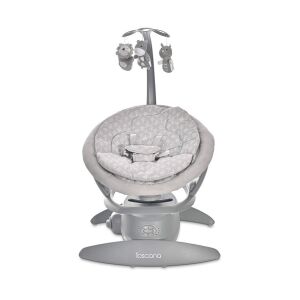 Lorelli Toscana Grey Trees elektromos babahinta plüss játékokkal - Lorelli Baba pihenőszék, Elektromos babahinta