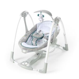 Ingenuity Nash 2in1 Babyschaukel schräge Ansicht auf weißem Hintergrund - Ingenuity