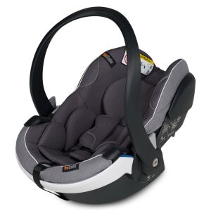 BeSafe iZi Go Modular X2 i-Size babahordozó - Metallic Mélange, ferde nézet - Baba & Tipegő