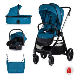 Chipolino Marbella 3 az 1-ben babakocsi Oasis szín módok kollázs - Chipolino