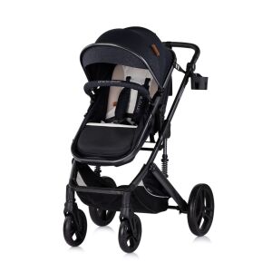 Chipolino Amore babakocsi Blackberry színben, átalakítható ülés, elölnézet - Chipolino