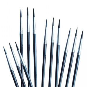 Ecset 6-os festett fa nyéllel 12 db/doboz Educa 135694784 - Iskolai ecset