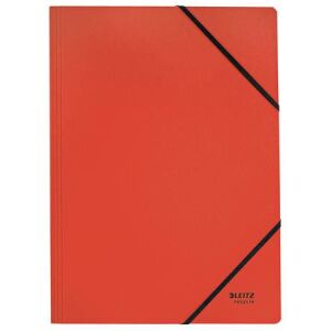 Gumis mappa, karton, A4, LEITZ "Recycle", piros 135694951 - Irattartó mappa