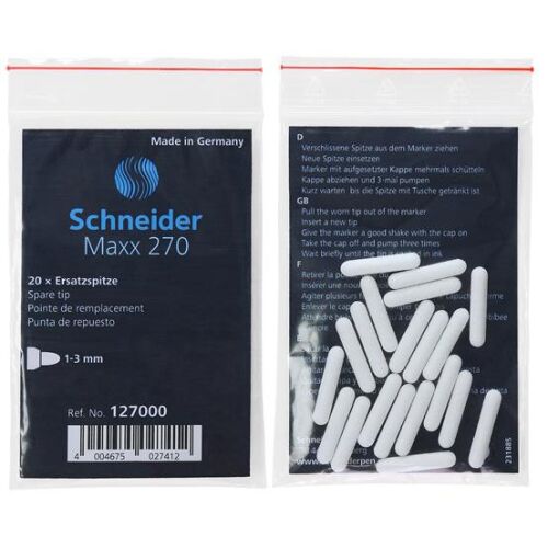 Cserehegy "Maxx 270" lakkmarkerhez, 1-3 mm, SCHNEIDER 135695125