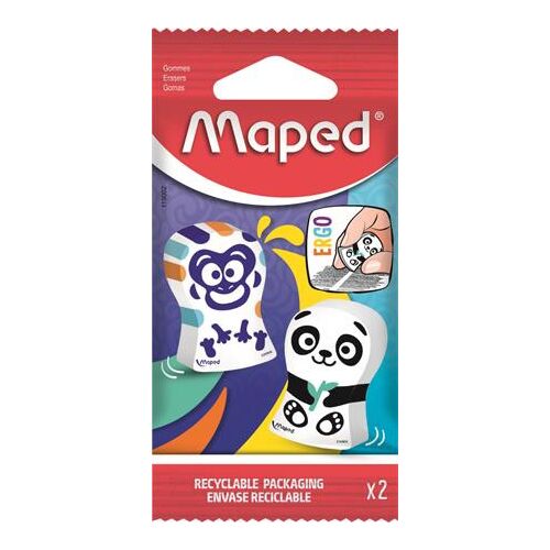 Radír, vegyes minták, MAPED "Ergo Fun Multicolor" 135699673