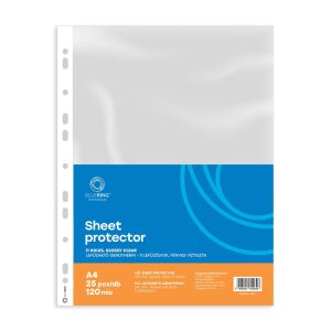 Genotherm lefűzhető, A4, 120 micron víztiszta Bluering® 25 db/csomag, 135699724