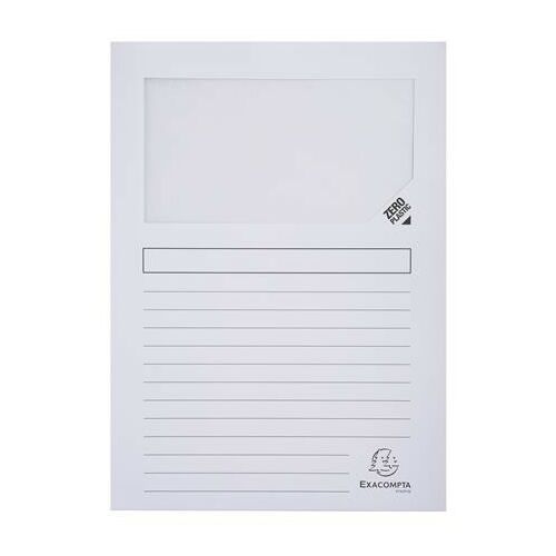 Mappa, ablakos, karton, EXACOMPTA "Forever®", fehér 135699898