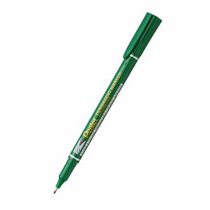 Vizualizare unghiulară a markerului permanent Pentel NF450 verde - Markere