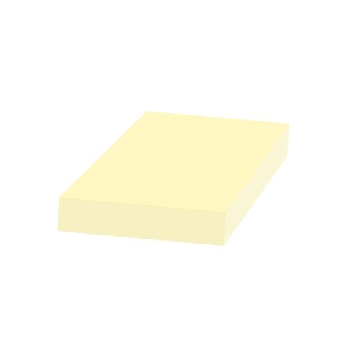 Jegyzettömb öntapadó, 40x50mm, 100lap, sárga 135701890