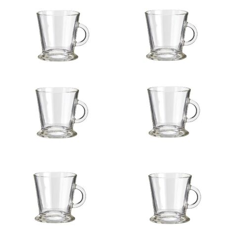 6 darabos Excellent Houseware pohárkészlet, üveg, 9x7 cm, 170 ml, átlátszó 135703576