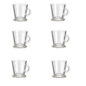 Set 6 cesti Excellent Houseware, sticla, 9x7 cm, 170 ml, transparent 135703576 - Excellent Houseware