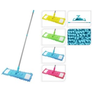 Mop Koopman, microfibra/metal, 44x14 cm, galben 135703595 - Felmosó, Uscătoare de rufe, Cosuri de gunoi, Prosoape de hârtie și Șervețele menajere