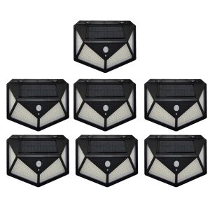 7 darabos napelemes LED biztonsági lámpa mozgásérzékelővel - Napelemes lámpa