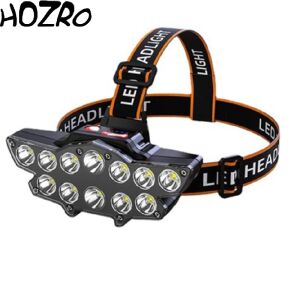 Hozro 885 fejlámpa 12 szupererős LED-del az éjszakai kalandokhoz 143734767 - Irányfény