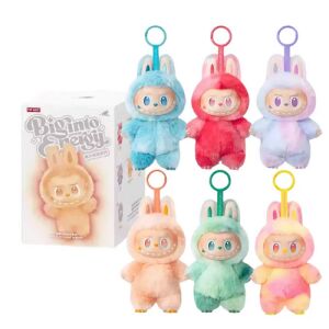 Păpușă Labubu Biginto Energy, jucărie de pluș, culoare aleatorie, 17 cm