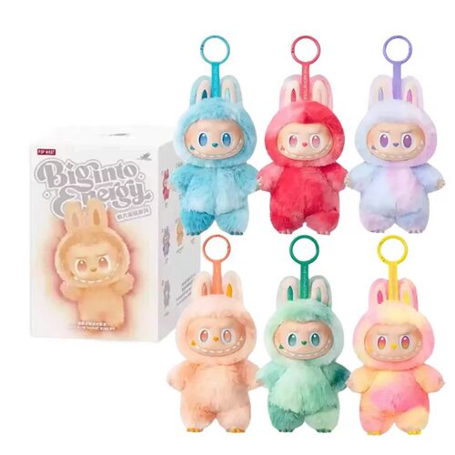 Labubu Biginto Energy breloc de pluș, culori asortate, jucărie de colecție