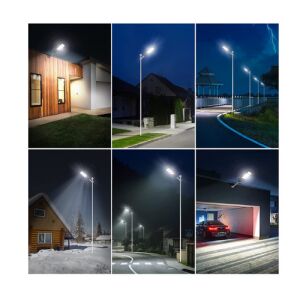 Napelemes Utcai Lampa LED SL-88892 w użyciu, zastosowania lamp ulicznych solarnych - Lampa uliczna