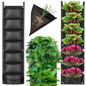 Jardiniera de perete cu 7 rânduri, 100 x 30 cm 135731530 - Saci de plantare
