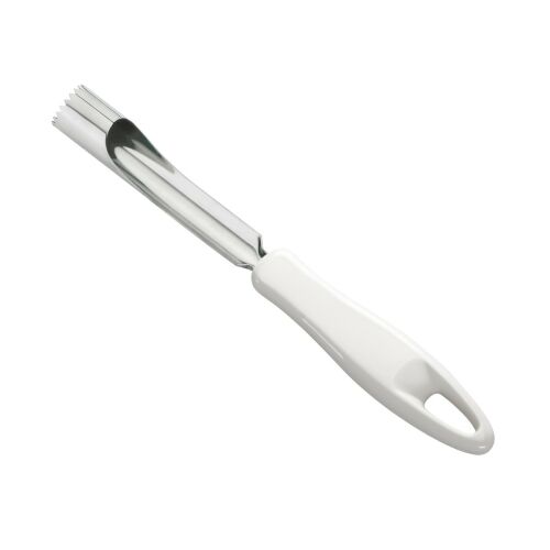 PRESTO apple corer with stainless steel blade and white handle