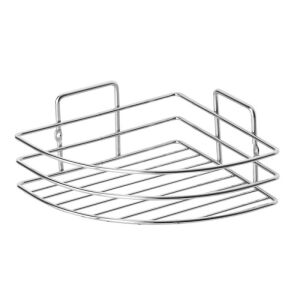 Sarok fürdőszobai polc Metalife DKB-715, 18x18x8 cm, Króm 135737933 - Fürdőszoba bútor