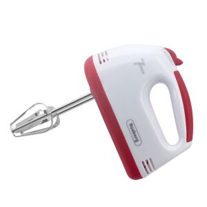 Rosberg R51110G robotgép, 200 W, 7 sebességfokozat, krómozott keverőfejek, fehér/piros 135738046 - Kézi aprító, Kézi mixer, Gyümölcscentrifuga és préselő és Elektromos tésztagép